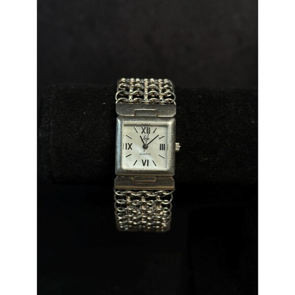 Unbranded Accessories - Sterling Silver Aria Quartz Watch Woven Link Band